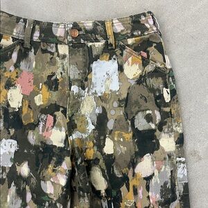 Pilcro Multicolor Abstract Pants